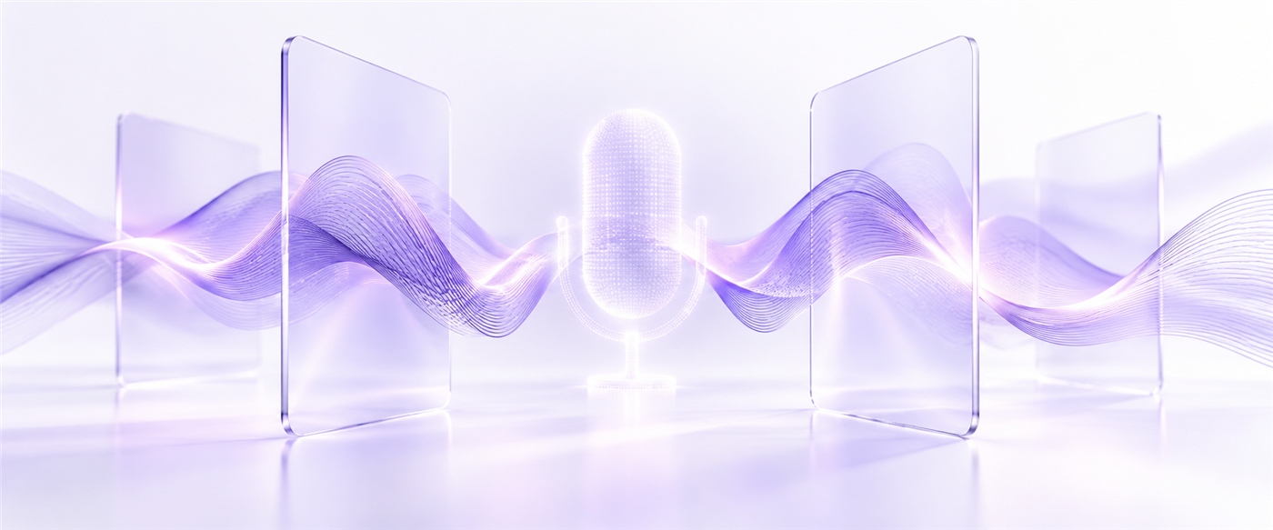 AI Text to Speech workspace turning a script into a natural voiceover